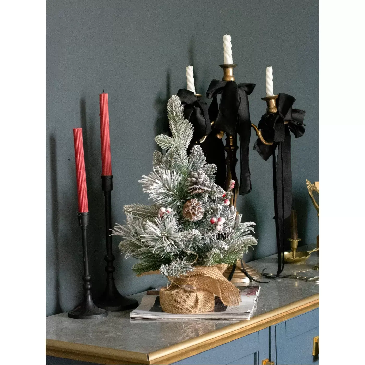 Елка искусственная мини Берта 45 см GrandCity 1