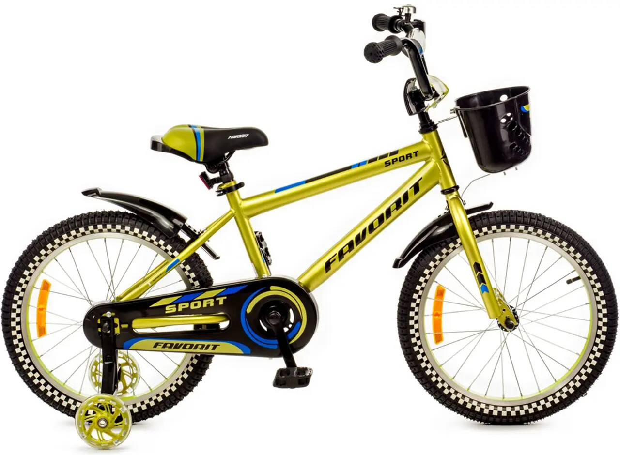 Детский велосипед Favorit Sport 20 SPT-Y20GN (лайм) 1