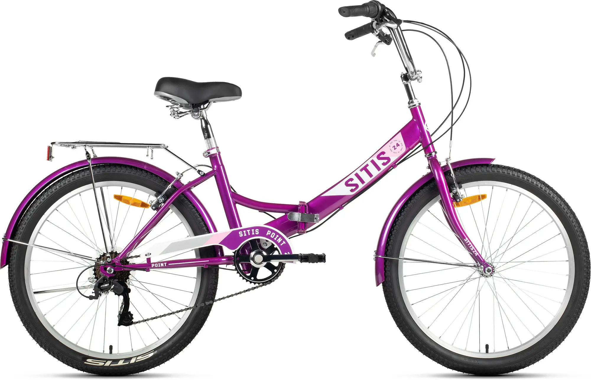 Велосипед SITIS POINT 7SP 24 Purple-White-Pink 1