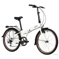 Велосипед Novatrack Vortex Alloy 6V 2024 24AFV.VORTEX.WT4 (белый) 1