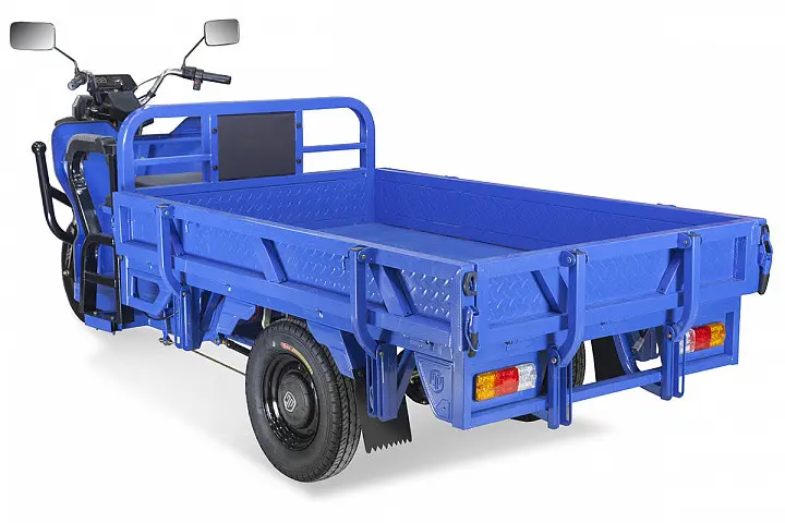 Грузовой электрический трицикл Rutrike Габарит 1700 60V1200W	синий матовый 1