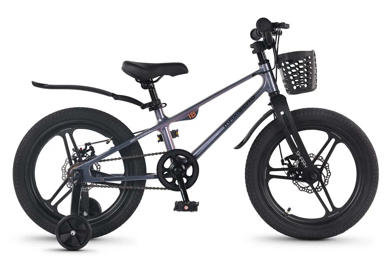 Детский велосипед Maxiscoo Shark Pro 18 2026 / MSC-SH1853P хамелеон 1