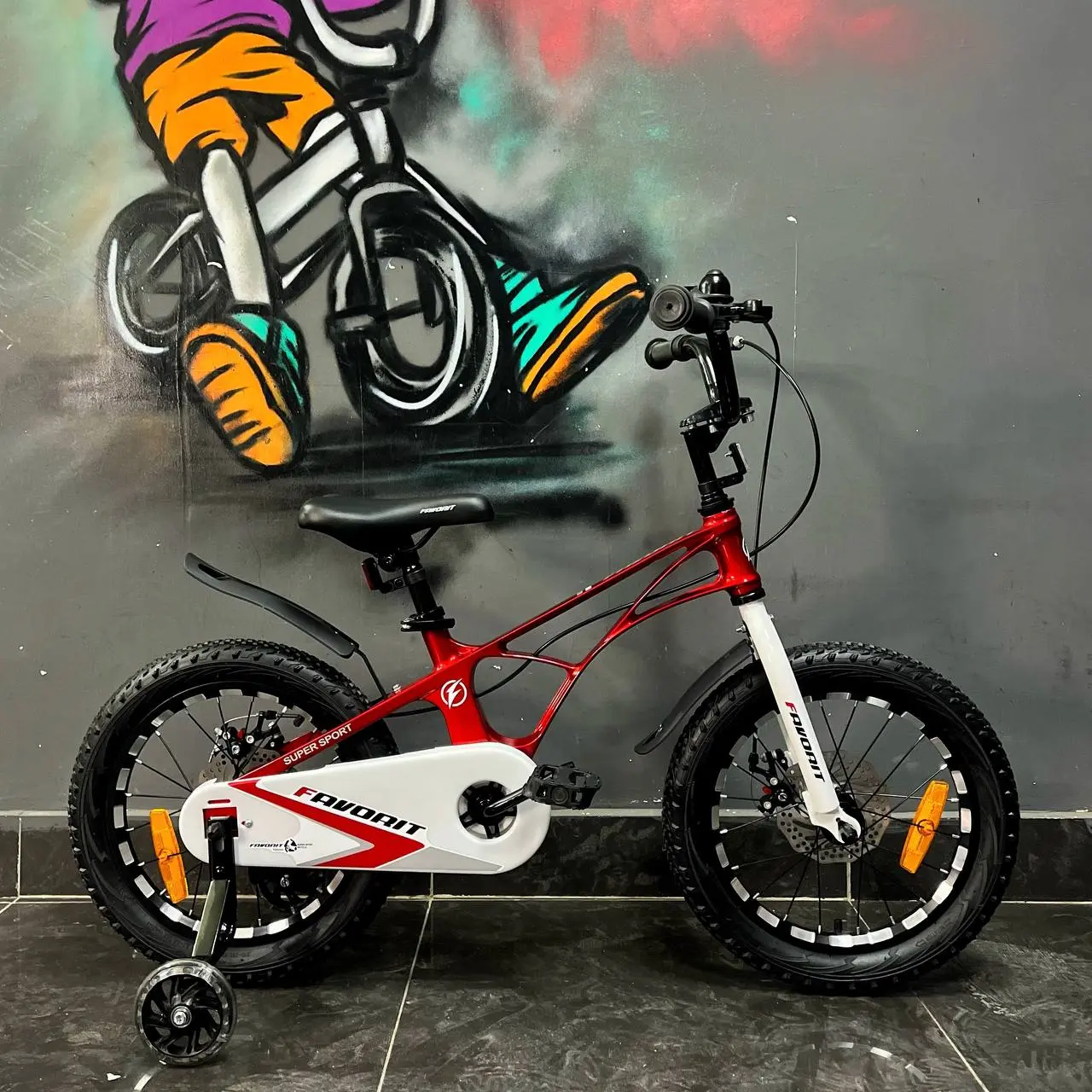Детский велосипед Favorit Super Sport 16 красный 2
