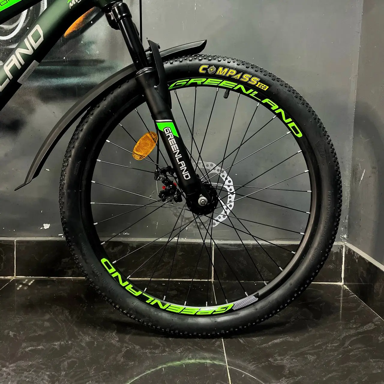 Велосипед Greenland Tommy 24 7S 24 Темно-зеленый 2