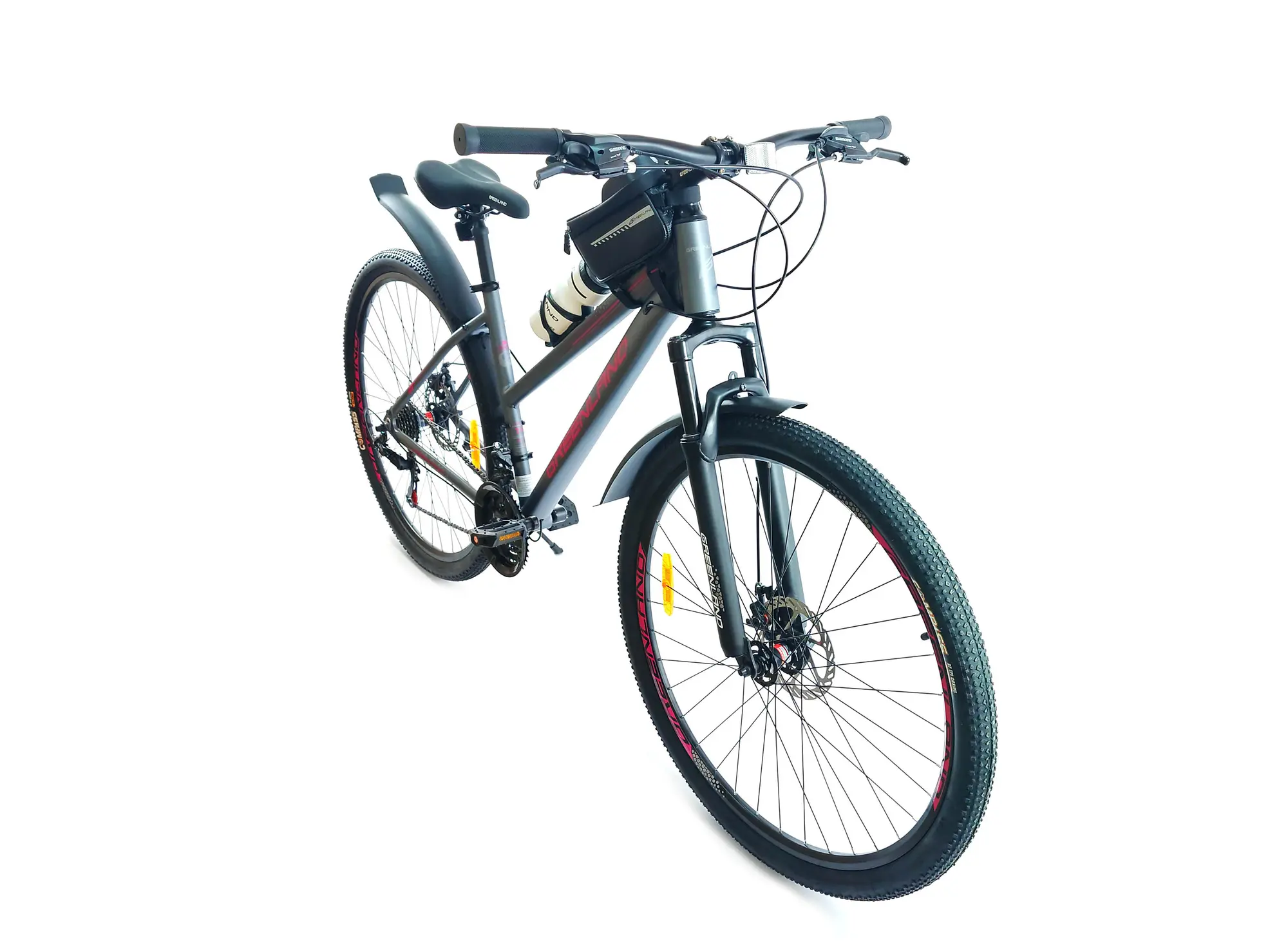 Велосипед Greenland Grace 29 серый-розовый 1