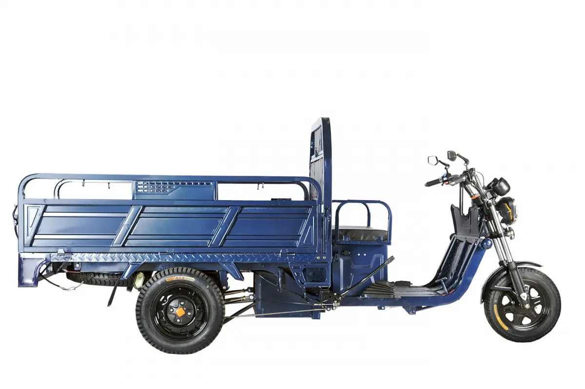 Грузовой электротрицикл Rutrike D4 1800 60V1200W черный 1