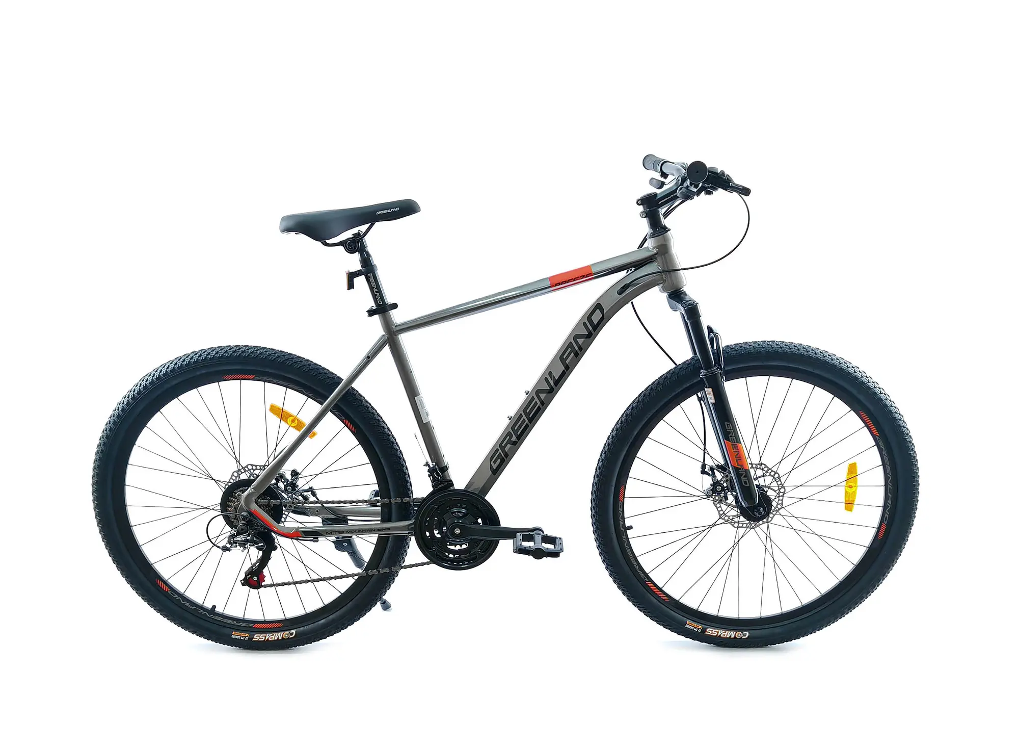Велосипед Greenland Breeze 29 серый-оранжевый 1