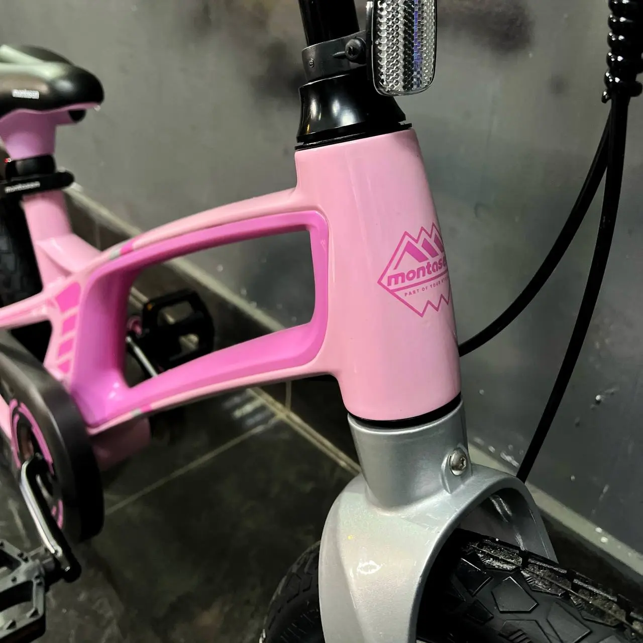 Детский велосипед Montasen MB04 16 розовый 2