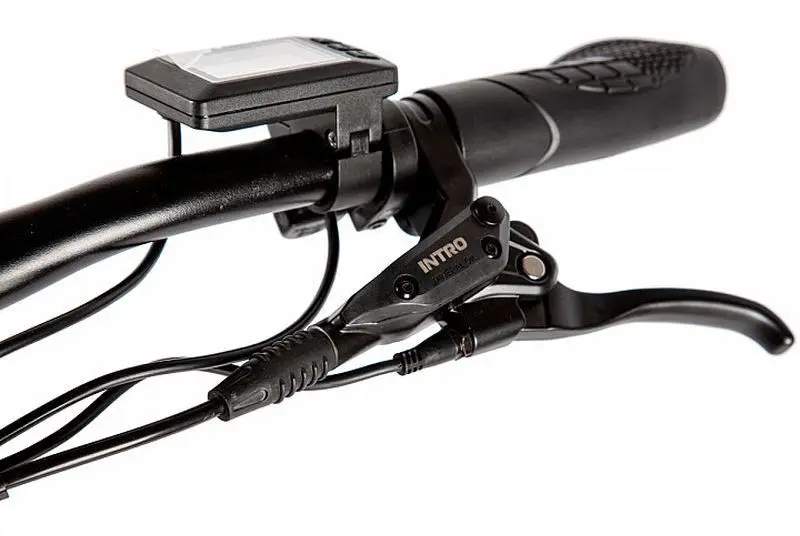 Электровелосипед INTRO Sport GT серый-зеленый 1