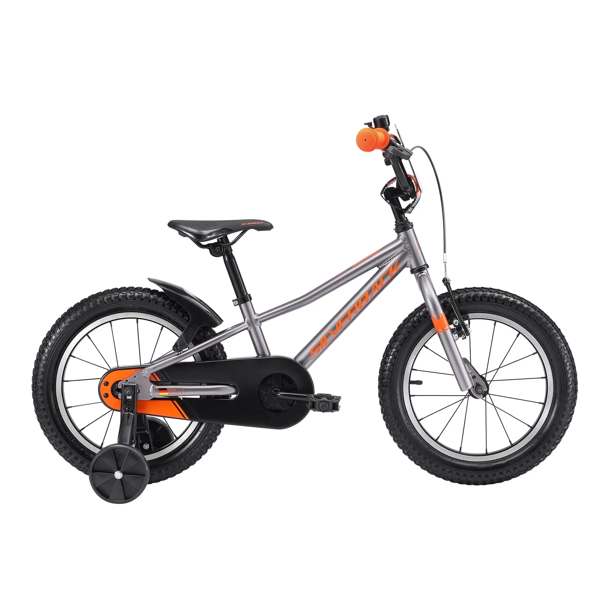 Детский велосипед Silverback Skid 16 Moondust Metallic/Orange 1