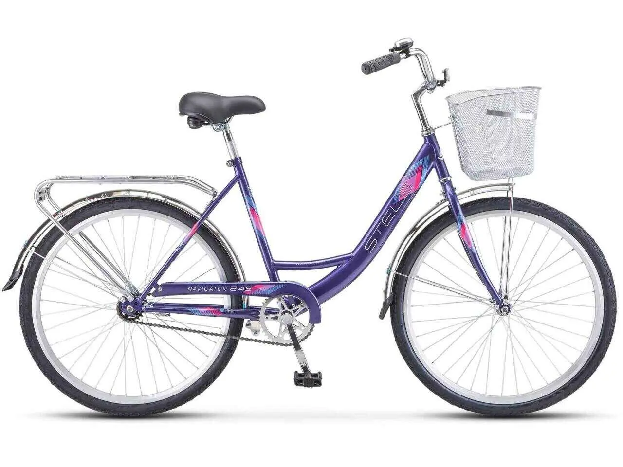 Велосипед Stels Navigator 245 C 26 Z010 2023 (фиолетовый) 1