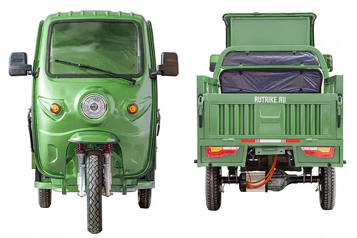 Грузовой электротрицикл Rutrike Гермес 1500 60V1200W Серый 1