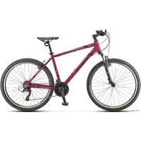 Велосипед Stels Navigator 590 V 26 K010 р.16 2023 (разобранный, бордовый/салатовый) 2