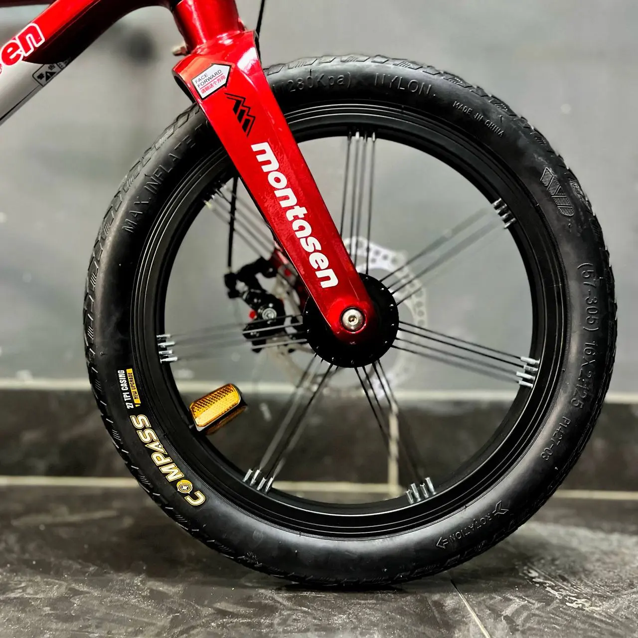 Детский велосипед Montasen MB07 16 красный 2