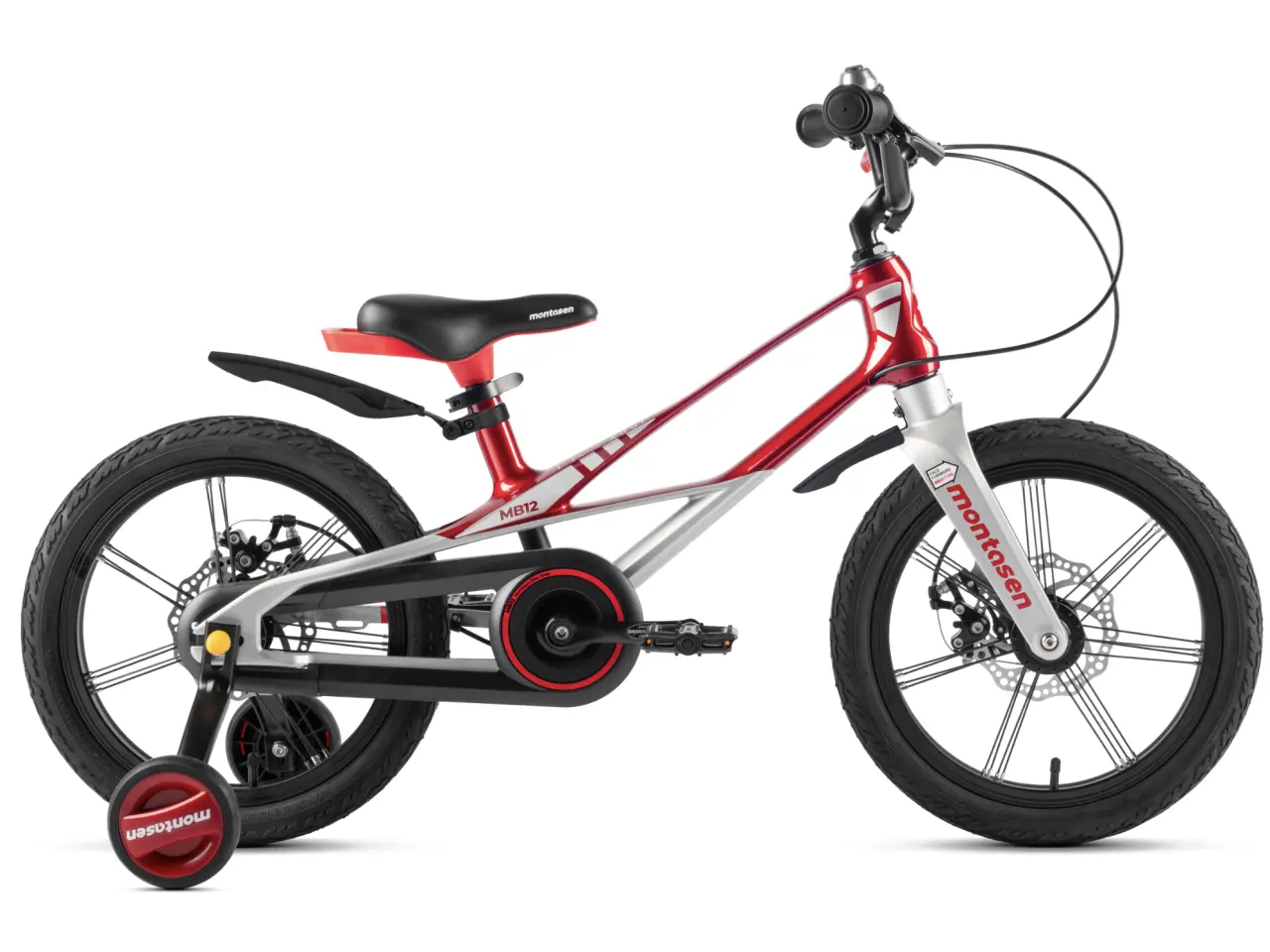 Детский велосипед Montasen MB12B 16 серебристый 1