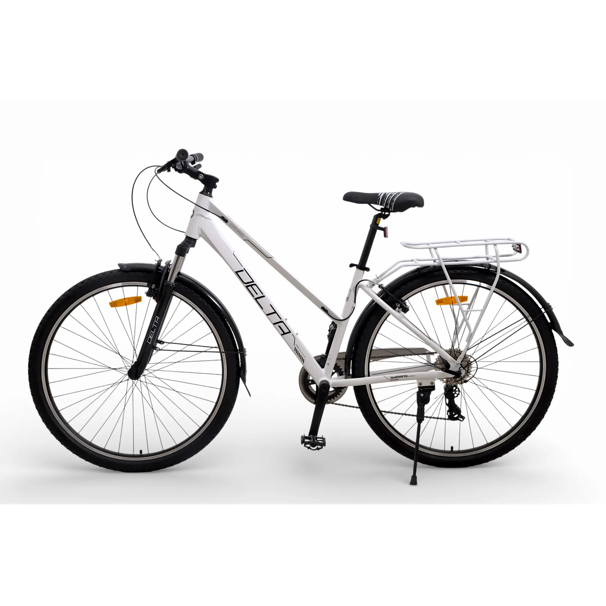 Велосипед Delta City Pro Lady 28 белый 1