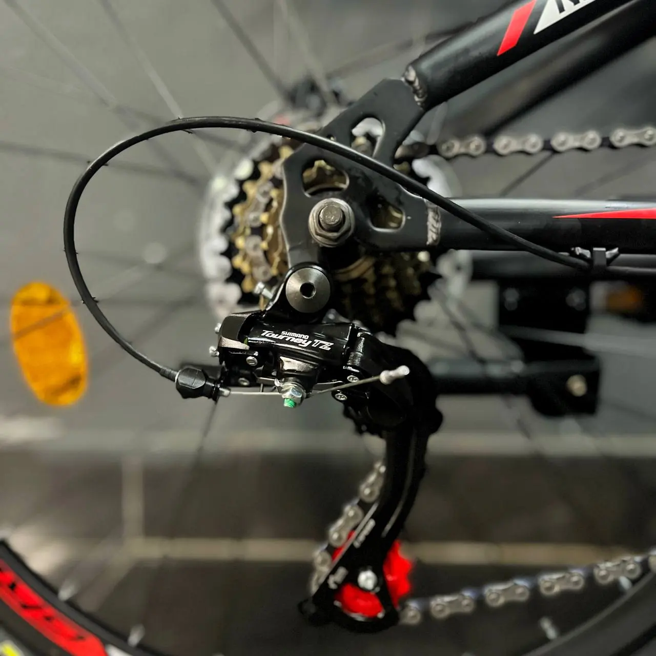 Велосипед Greenland Space 24 черный-красный 2