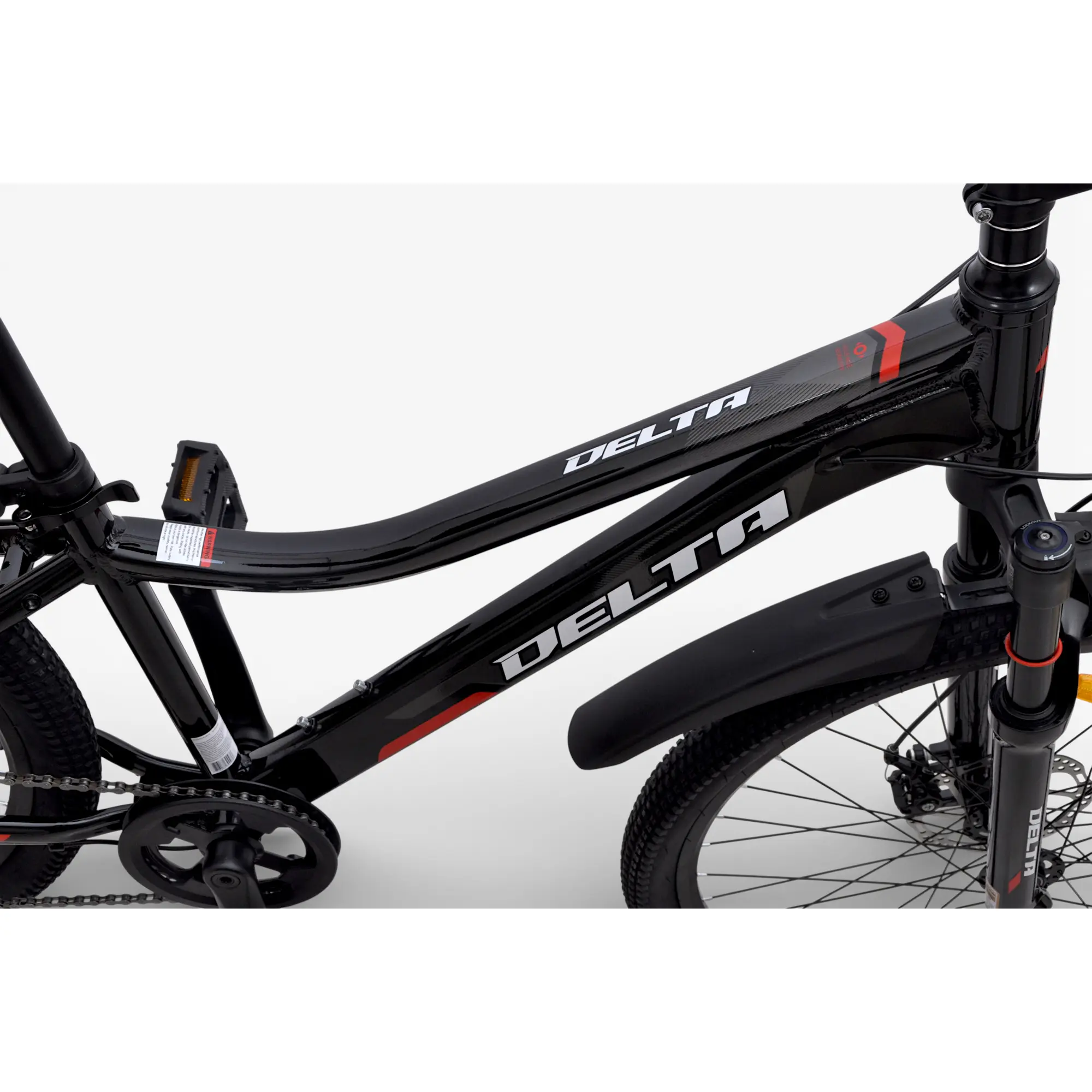 Велосипед Delta Flex Pro 26 чёрно-красный 1