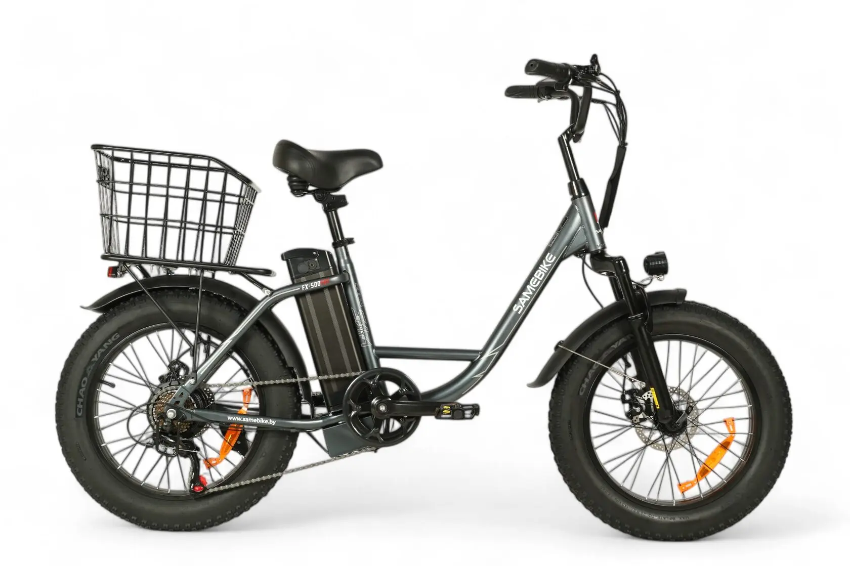 Электровелосипед SameBike FX-500 (серый) 1