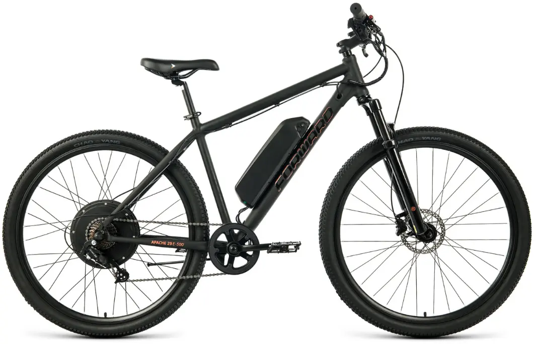 Электровелосипед E-Forward Apache 29 E-500  черный матовый/черный 1