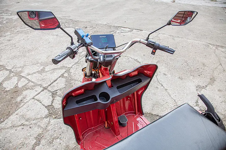 Грузовой электротрицикл Rutrike Антей Pro 1500 60V1200W темно-синий матовый 1
