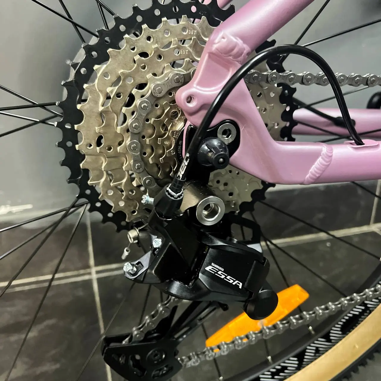 Велосипед Hagen Queen 8 27,5 лиловый матовый 2