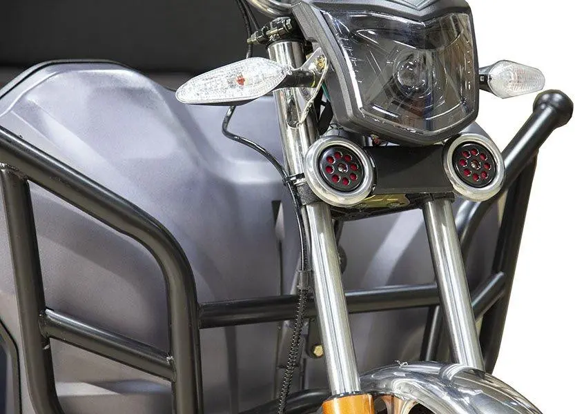 Грузовой электрический трицикл Rutrike Дукат 1500 60V 1000W серый 1