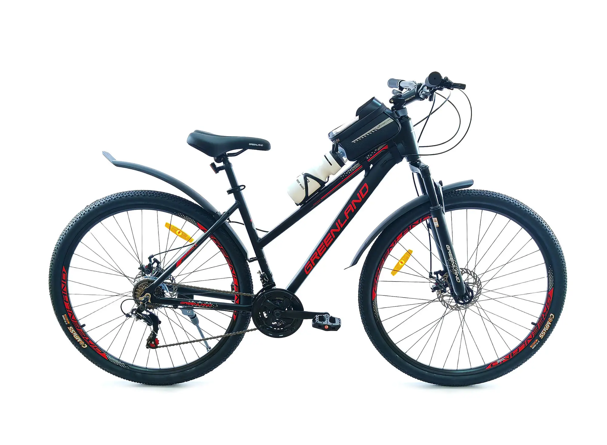 Велосипед Greenland Grace 29 черный-красный 1