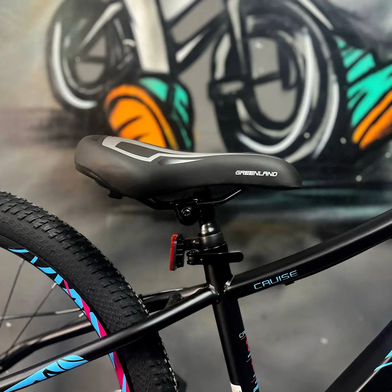 Велосипед Greenland Cruise 26 черный-розовый 1