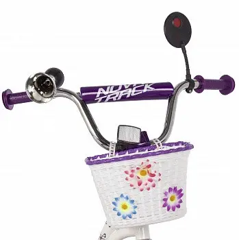 Novatrack Butterfly 20" белый/фиолетовый 1