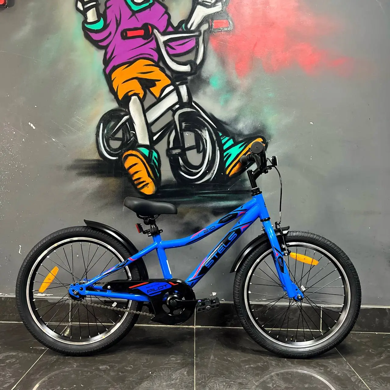 Детский велосипед Stels Pilot-210 20" Z010 синий 2