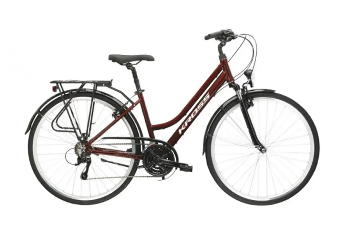 Kross Explorer 2.0 D 28 бордовый/серебристый 1