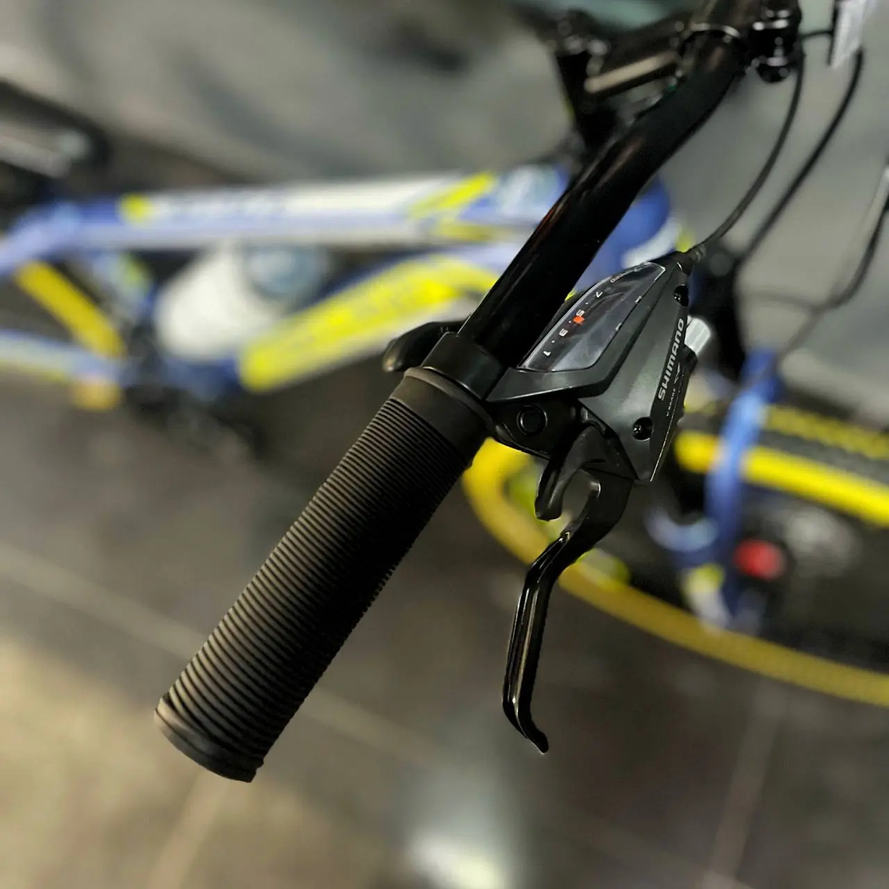 Велосипед Greenland Space 24 серый-желтый 2