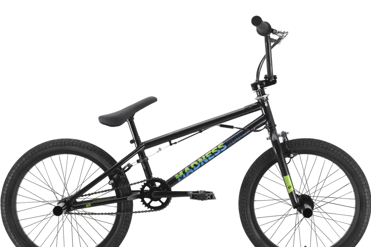 Велосипед Stark Madness BMX 4 2025 (разобранный, графит матовый/синий металлик/черный) 1