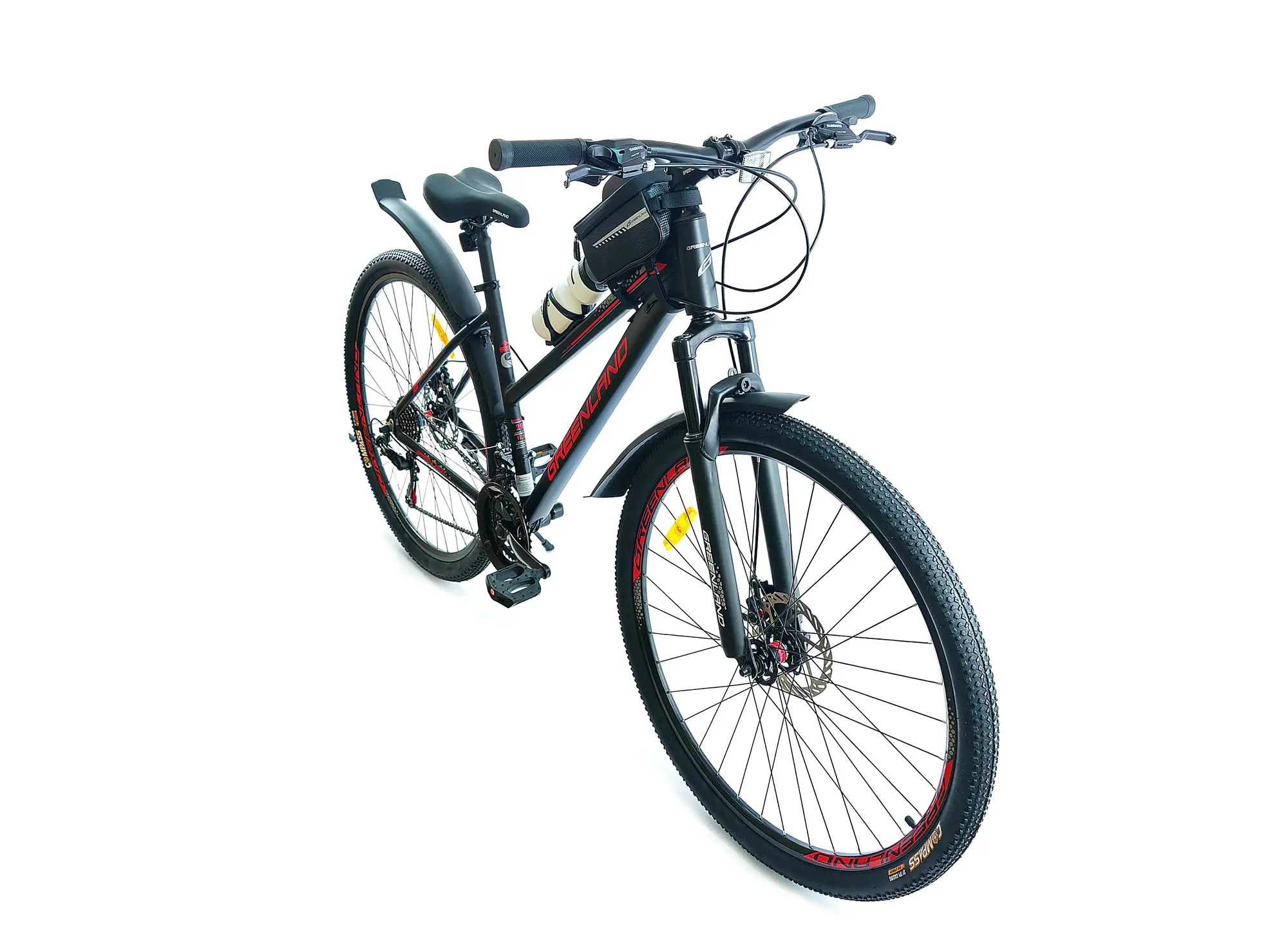 Велосипед Greenland Grace 29 черный-красный 1