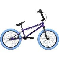Велосипед Stark Madness BMX 4 2024 (серо-фиолетовый/черный/синий) 1