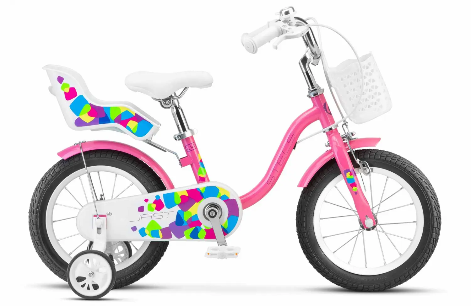 Детский велосипед Stels Jast KB 14 розовый 1