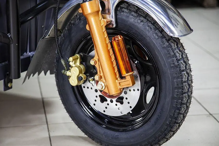 Грузовой электрический трицикл Rutrike Дукат 1500 60V 1000W серый 1