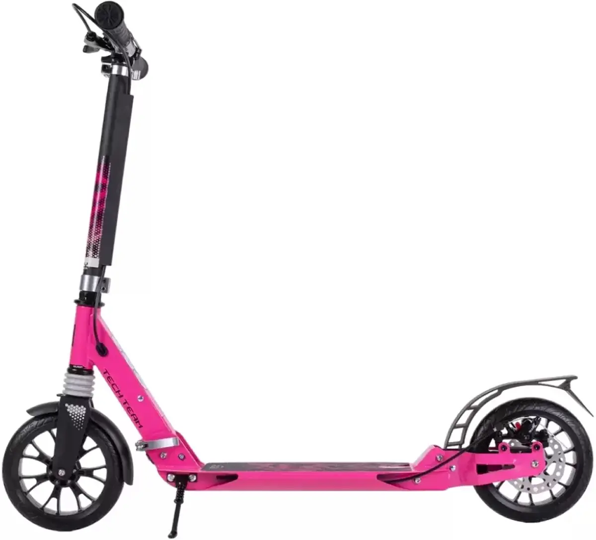 Двухколесный подростковый самокат Tech Team City Scooter Disk Brake 2024 (розовый) 1