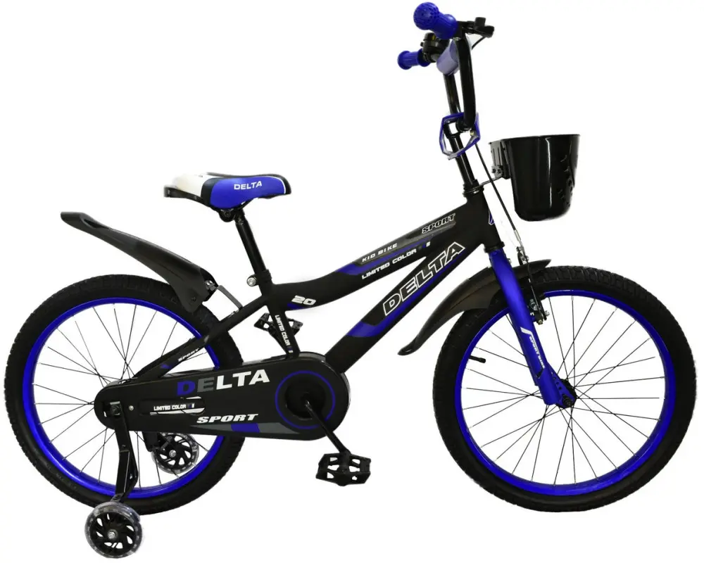 Детский велосипед Delta Sport 18 (черный/синий, 2019) 1