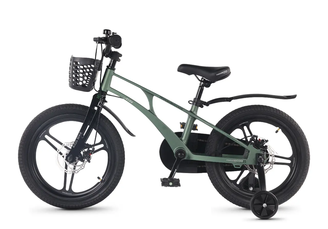 Детский велосипед Maxiscoo Air Pro 18 2026 / MSC-A1855P зеленый матовый 1