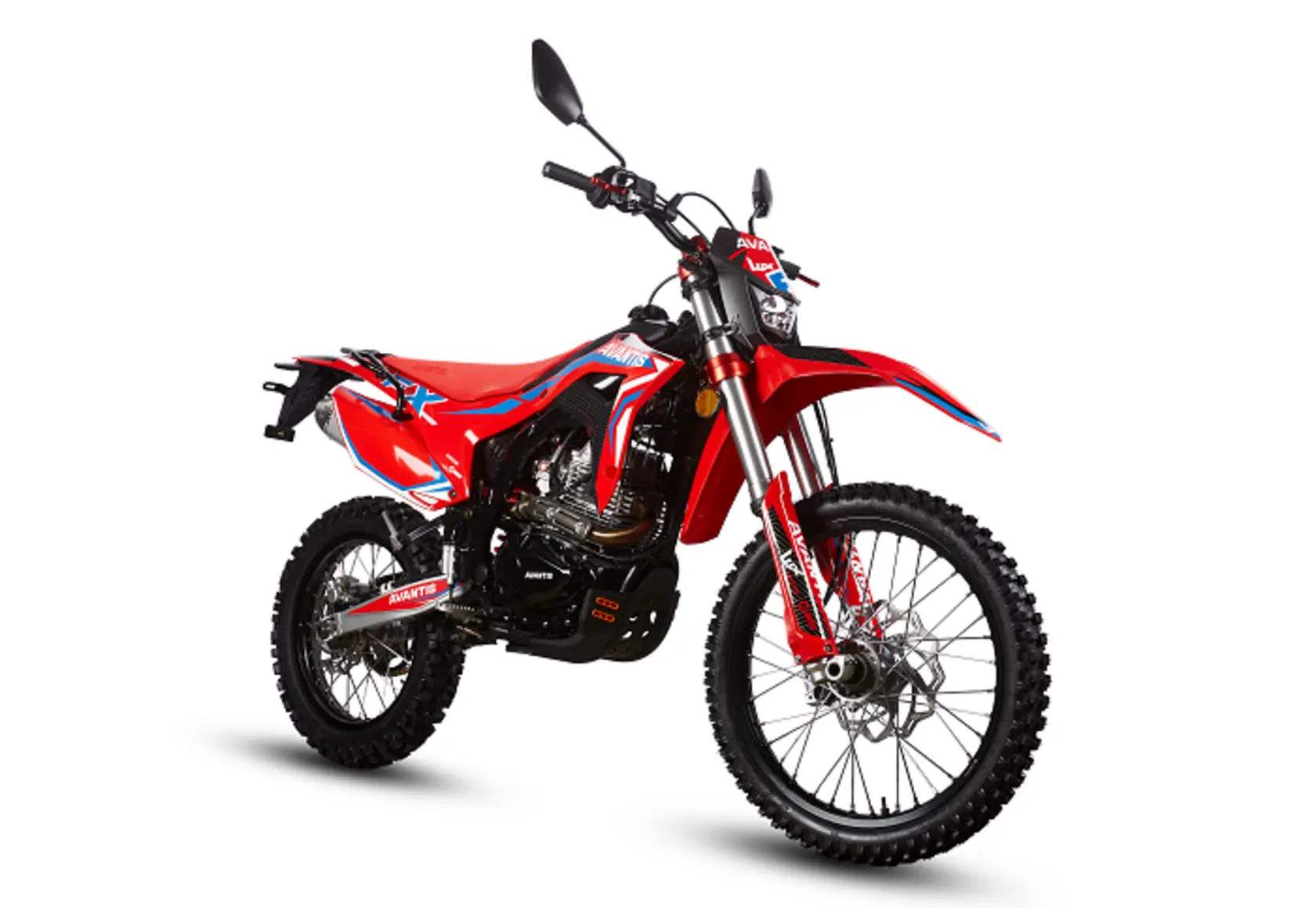 Мотоцикл Avantis CRF 250 Lux (ZS172FMM-3A) красный 1