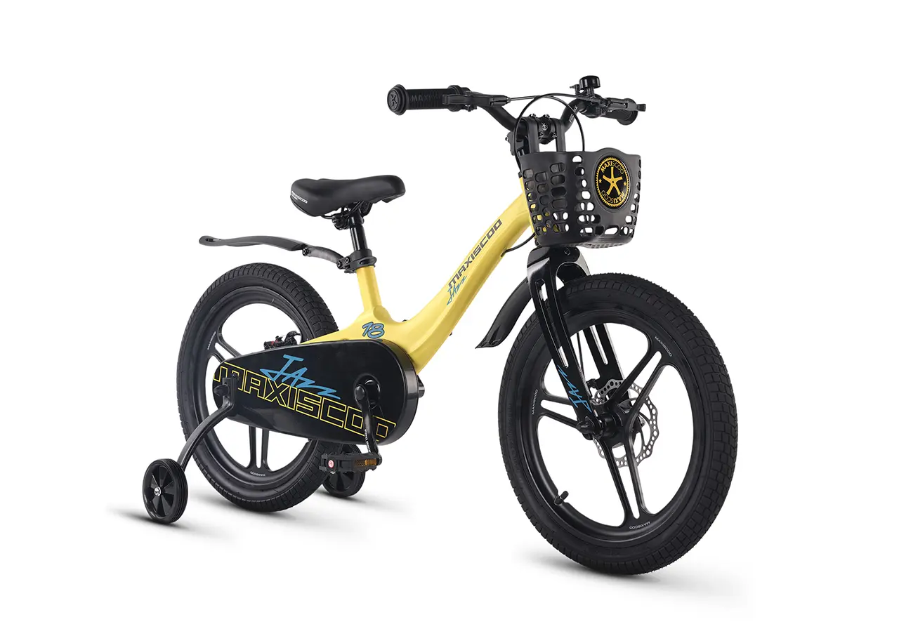 Детский велосипед Maxiscoo Jazz Pro 18 2026 / MSC-J1855P желтый матовый 1