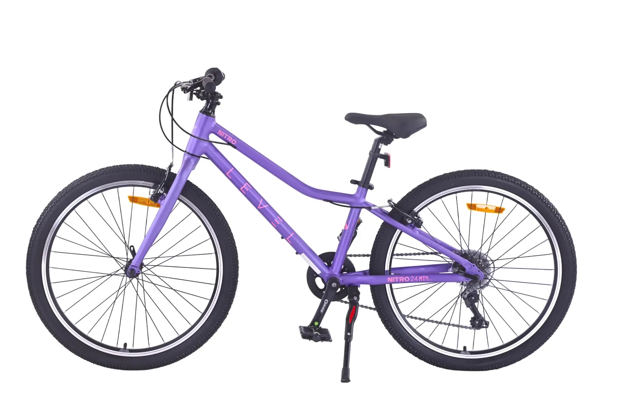 Велосипед Level Nitro 24 (фиалка матовая) 1