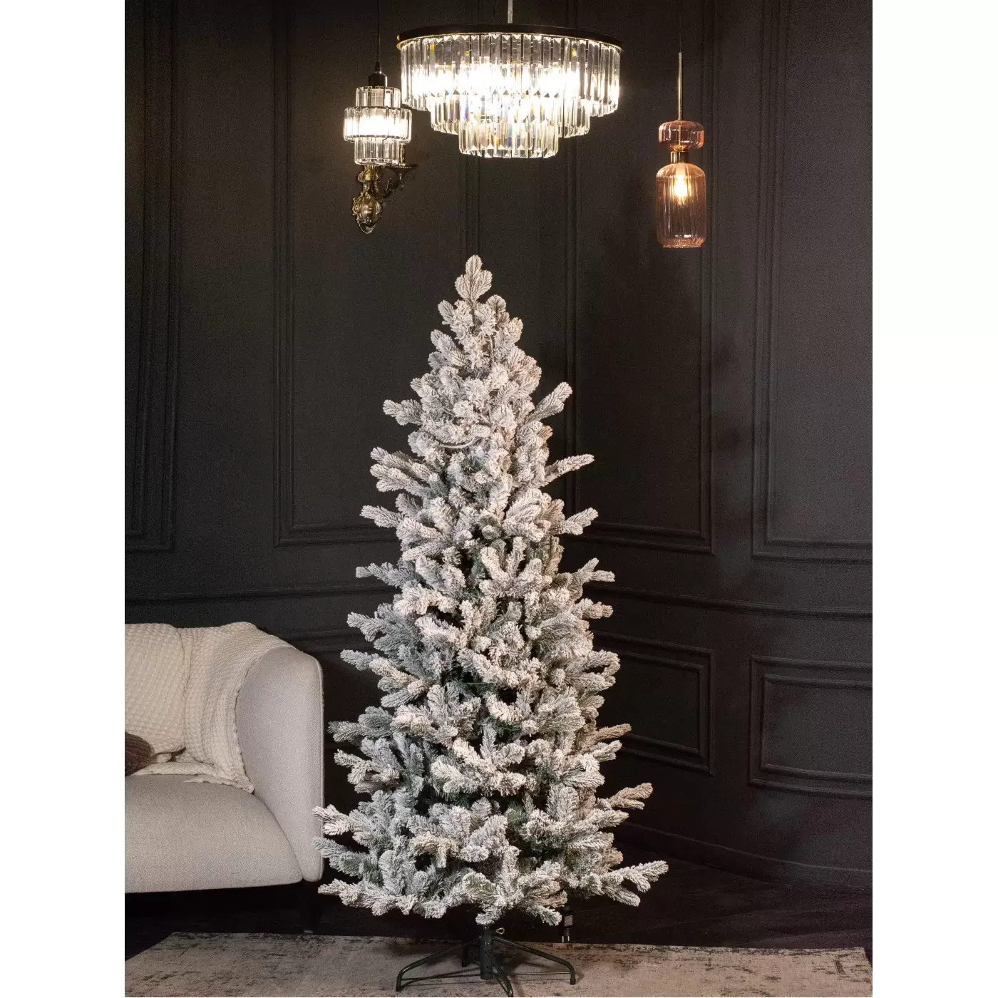 Елка искусственная Месина 180 см LED GrandCity 1