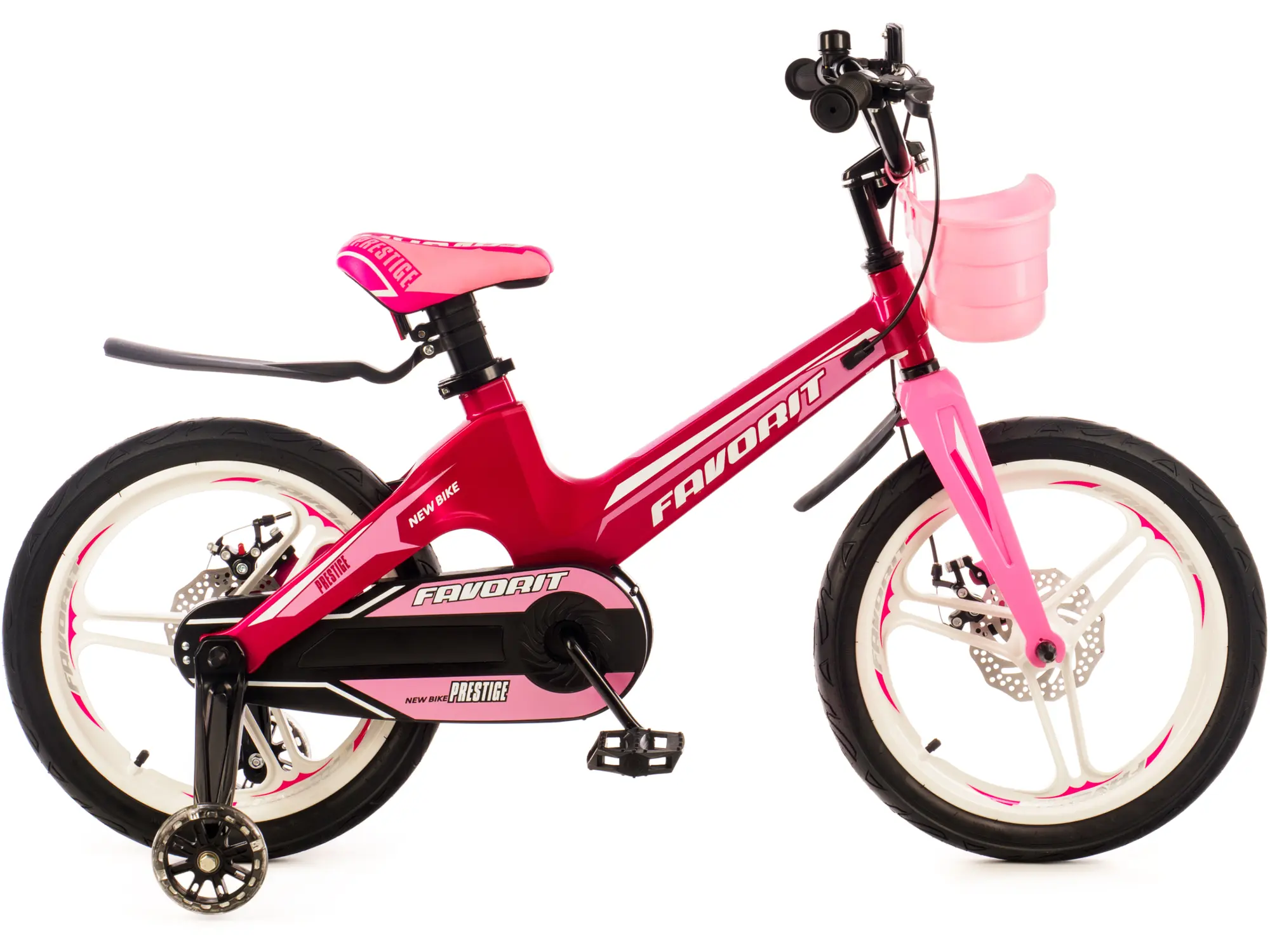 Детский велосипед Favorit Prestige 18 D розовый 1