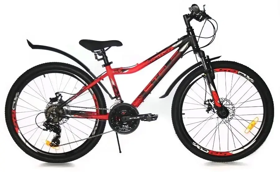 Велосипед Stels Navigator 450 MD 24 V030 2024 (черный/красный) 1