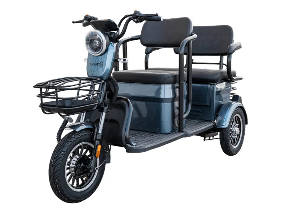 Электротрицикл Smart8 BULBASH PRO S серый 1