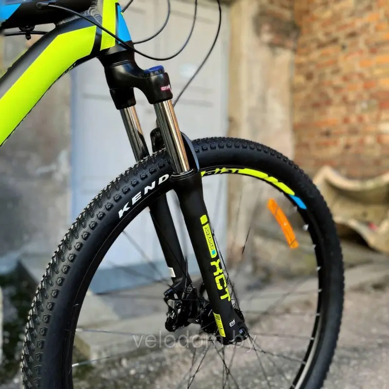 Aist Slide 2.0 27.5" черный/салатовый/синий 1