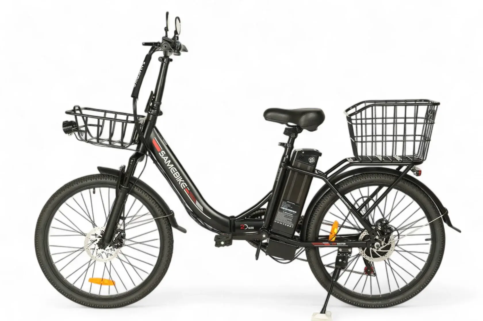 Электровелосипед SameBike City Master черный 1
